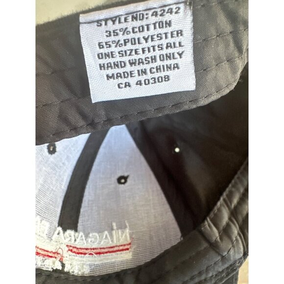 Niagara Falls Canada Embroidered Baseball Cap One Size Black Cotton & Polyester - Picture 5 of 5